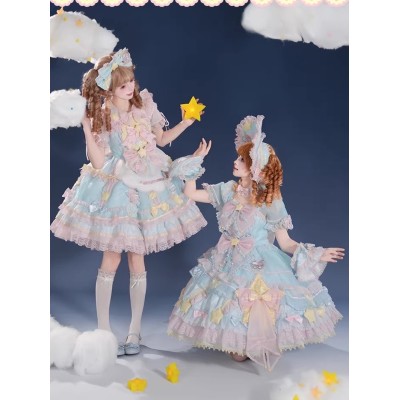 Mademoiselle Pearl Sanrio Little Twin Stars Blouse JSK and One Piece(Reservation/Full Payment Without Shipping)